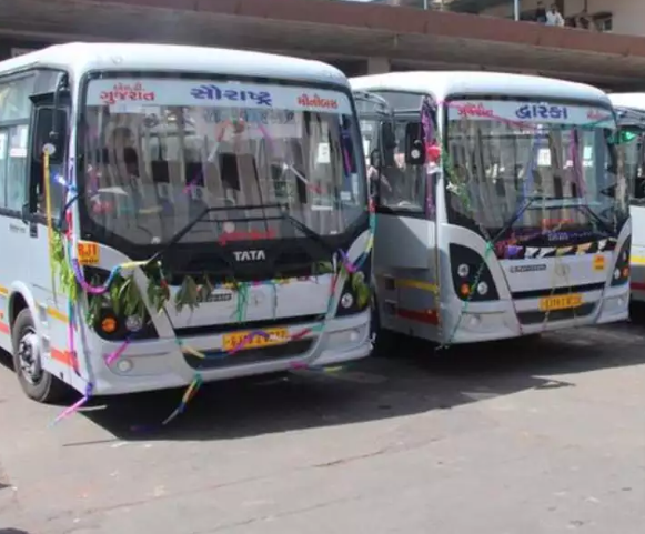 GSRTC Launches Junagadh - Ahmedabad AC Volvo ST Bus Service