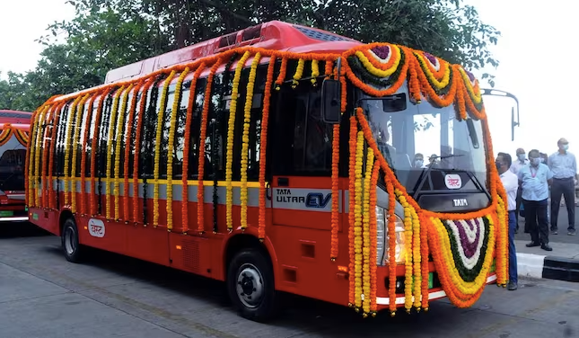 MSRTC Introduces 20 Electric AC Buses on Mumbai-Nashik Route